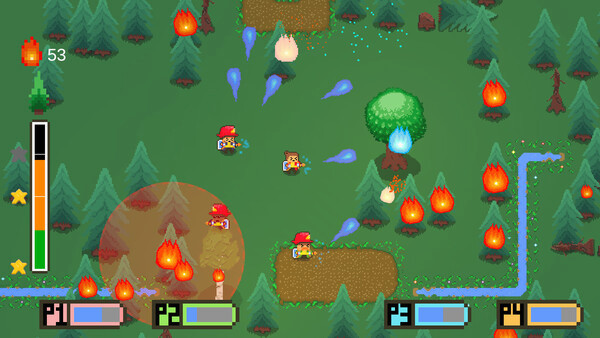 Игра Super Firefighter, скриншот