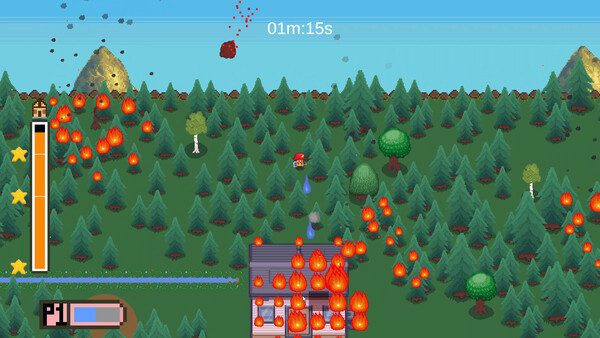 Игра Super Firefighter, скриншот