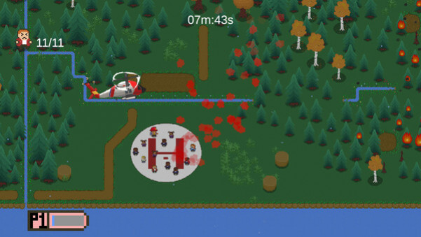 Игра Super Firefighter, скриншот