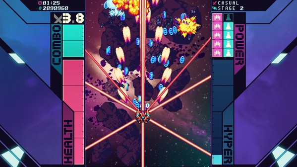 Игра Super Galaxy Squadron EX Turbo, скриншот