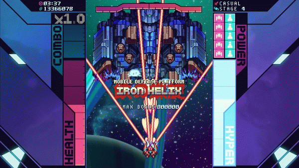 Игра Super Galaxy Squadron EX Turbo, скриншот