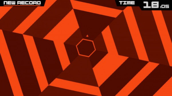 Игра Super Hexagon, скриншот