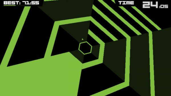Игра Super Hexagon, скриншот