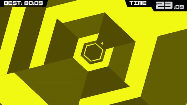 Игра Super Hexagon, скриншот