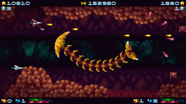 Игра Super Hydorah, скриншот