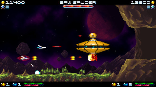 Игра Super Hydorah, скриншот