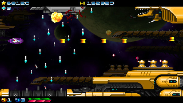 Игра Super Hydorah, скриншот