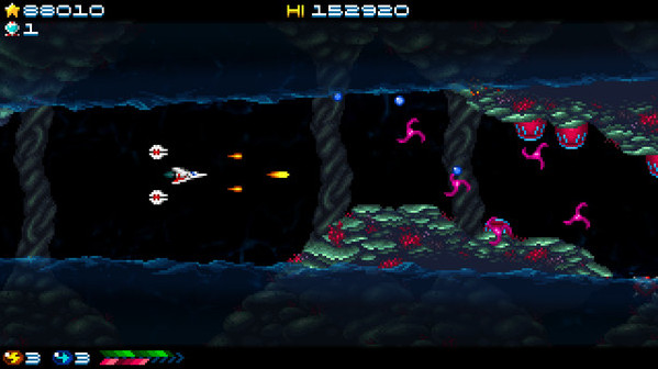 Игра Super Hydorah, скриншот