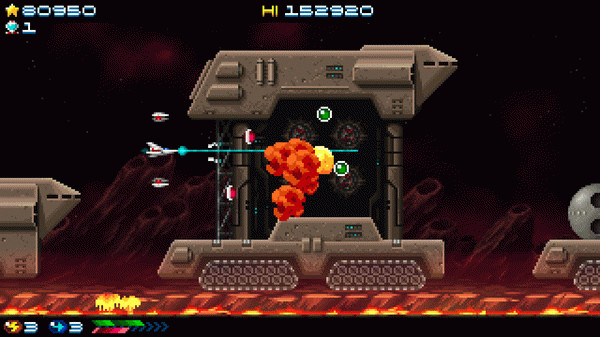 Игра Super Hydorah, скриншот
