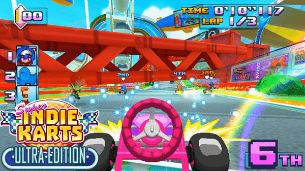 Игра Super Indie Karts, скриншот