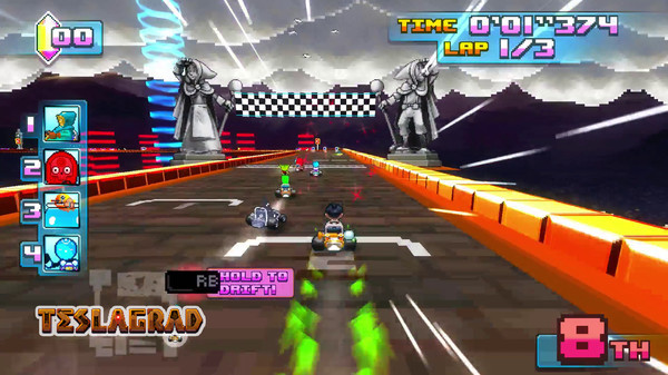 Игра Super Indie Karts, скриншот