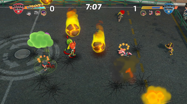 Игра Super Kickers League, скриншот