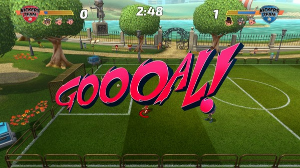 Игра Super Kickers League: Vikings and Valkyries!, скриншот