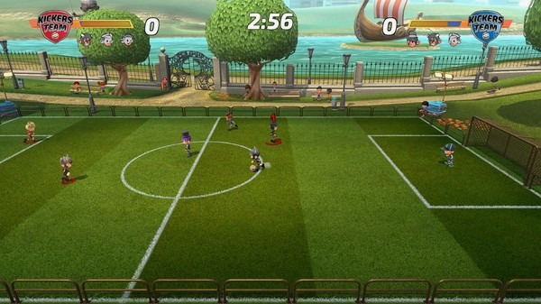 Игра Super Kickers League: Vikings and Valkyries!, скриншот