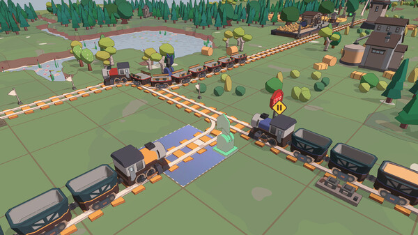 Игра Super Loco World - Cozy Train Automation, скриншот