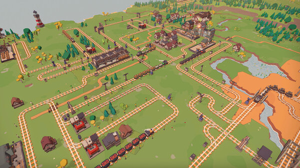 Игра Super Loco World - Cozy Train Automation, скриншот