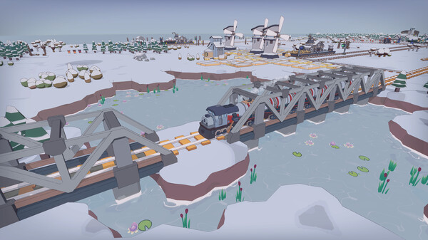 Игра Super Loco World - Cozy Train Automation, скриншот