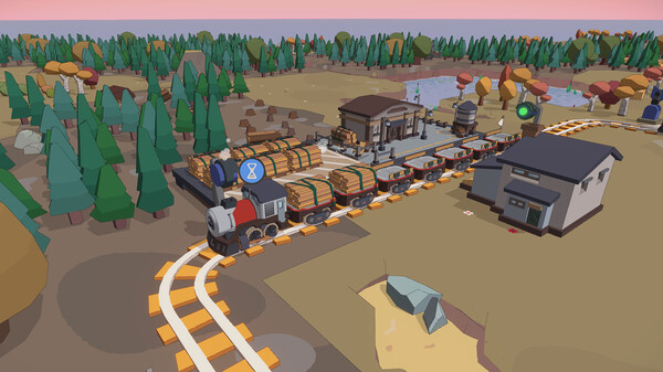 Игра Super Loco World - Cozy Train Automation, скриншот
