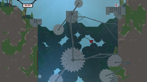 Игра Super Meat Boy, скриншот