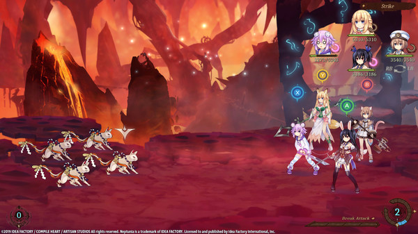 Игра Super Neptunia RPG Animal Ears and Tails Set, скриншот
