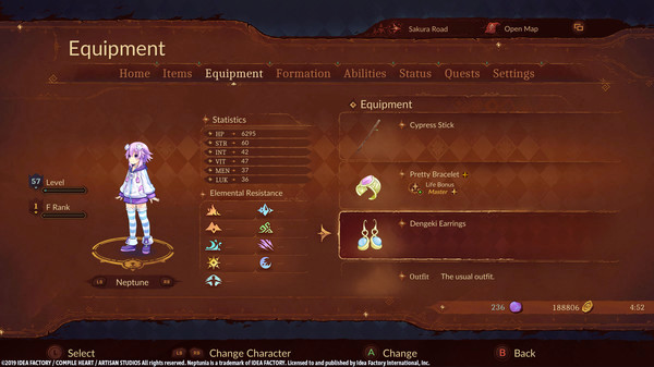 Игра Super Neptunia RPG Dengeki Accessory Set, скриншот