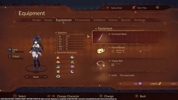 Игра Super Neptunia RPG Enchanted Weapon Set, скриншот