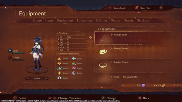Игра Super Neptunia RPG [Foreign Series] Equipment Set, скриншот