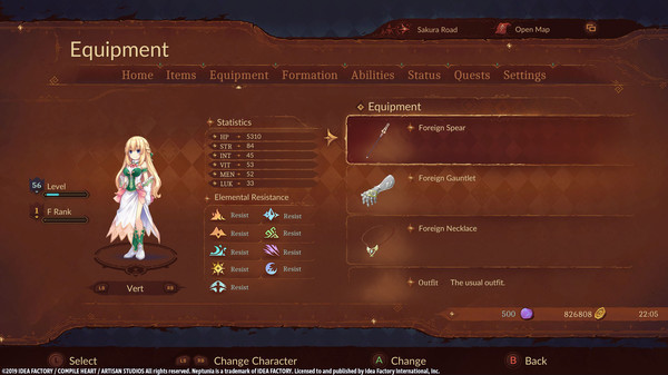 Игра Super Neptunia RPG [Foreign Series] Equipment Set, скриншот