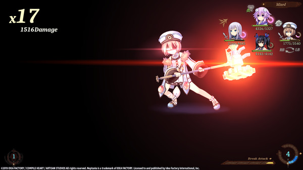 Игра Super Neptunia RPG, скриншот