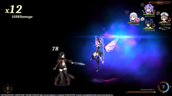 Игра Super Neptunia RPG, скриншот
