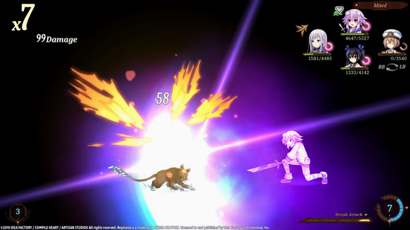 Игра Super Neptunia RPG, скриншот