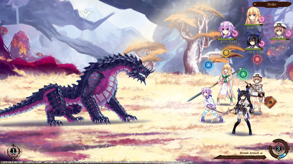 Игра Super Neptunia RPG [Traditional Series] Equipment Set, скриншот