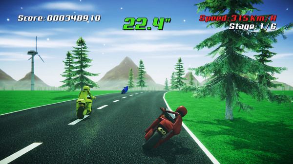Игра Super Night Riders, скриншот