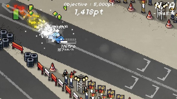 Игра Super Pixel Racers, скриншот