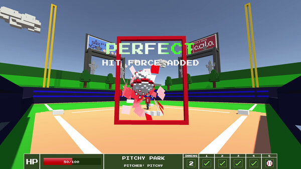 Игра Super Psycho Baseball, скриншот