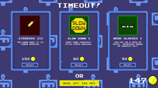 Игра Super Psycho Baseball, скриншот