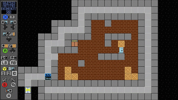 Игра Super Retro BoxBot, скриншот