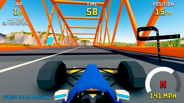 Игра Super Retro GP, скриншот