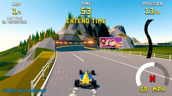 Игра Super Retro GP, скриншот