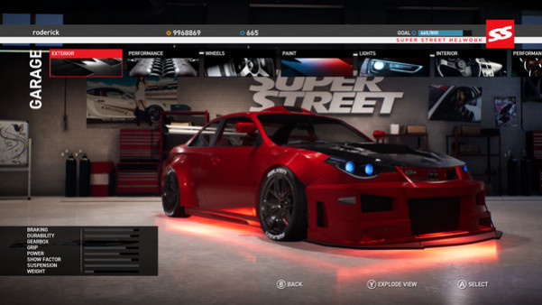 Игра Super Street, скриншот
