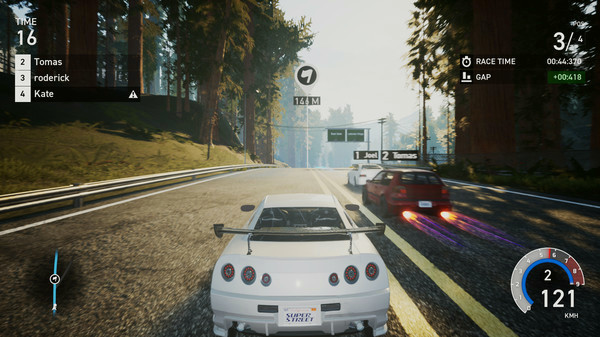 Игра Super Street, скриншот