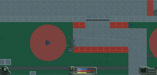 Игра Super tanks RPG, скриншот