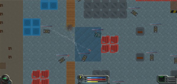 Игра Super tanks RPG, скриншот