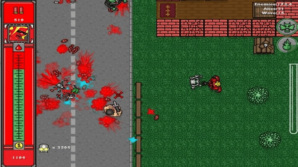 Игра Super Trashforce, скриншот