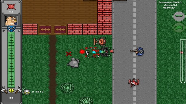 Игра Super Trashforce, скриншот