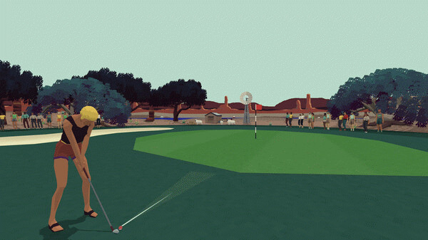 Игра Super Video Golf, скриншот