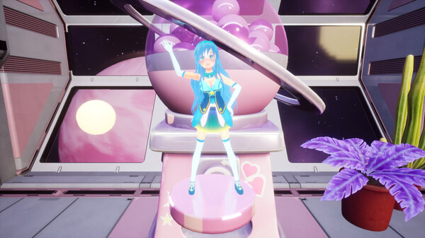 Игра Super Waifu Ball, скриншот
