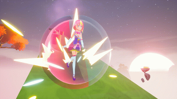 Игра Super Waifu Ball, скриншот