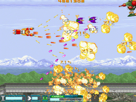 Игра Supercharged Robot VULKAISER, скриншот