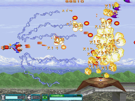 Игра Supercharged Robot VULKAISER, скриншот